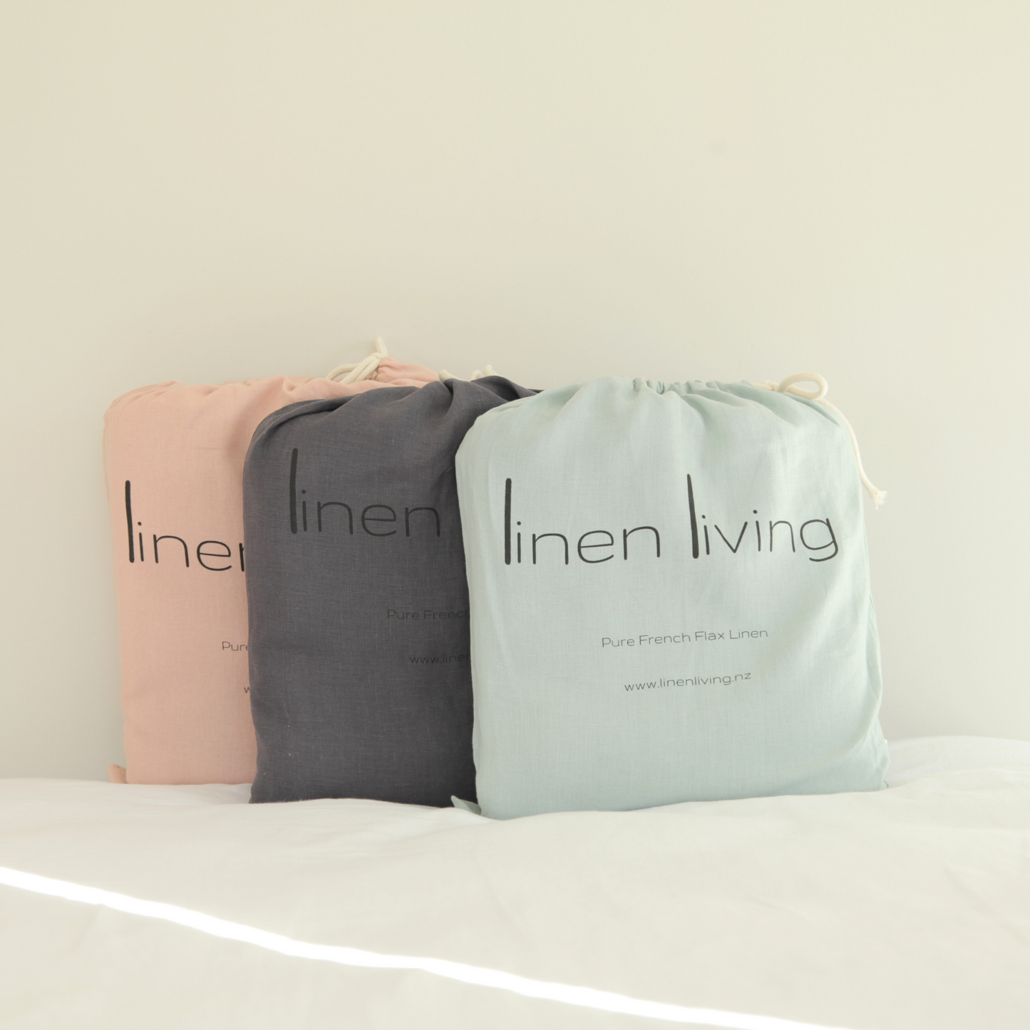 Pure Linen Duvet Cover Set – Charcoal