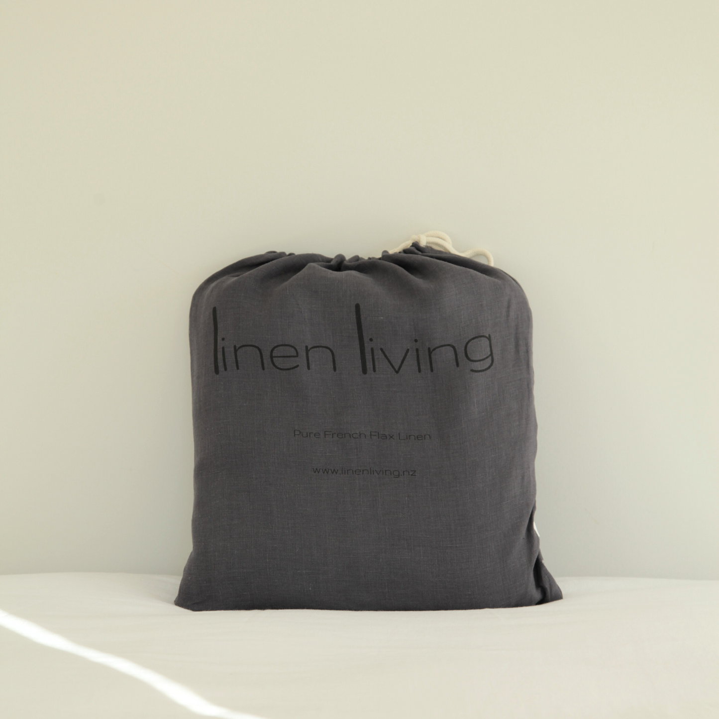 Pure Linen Duvet Cover Set – Charcoal